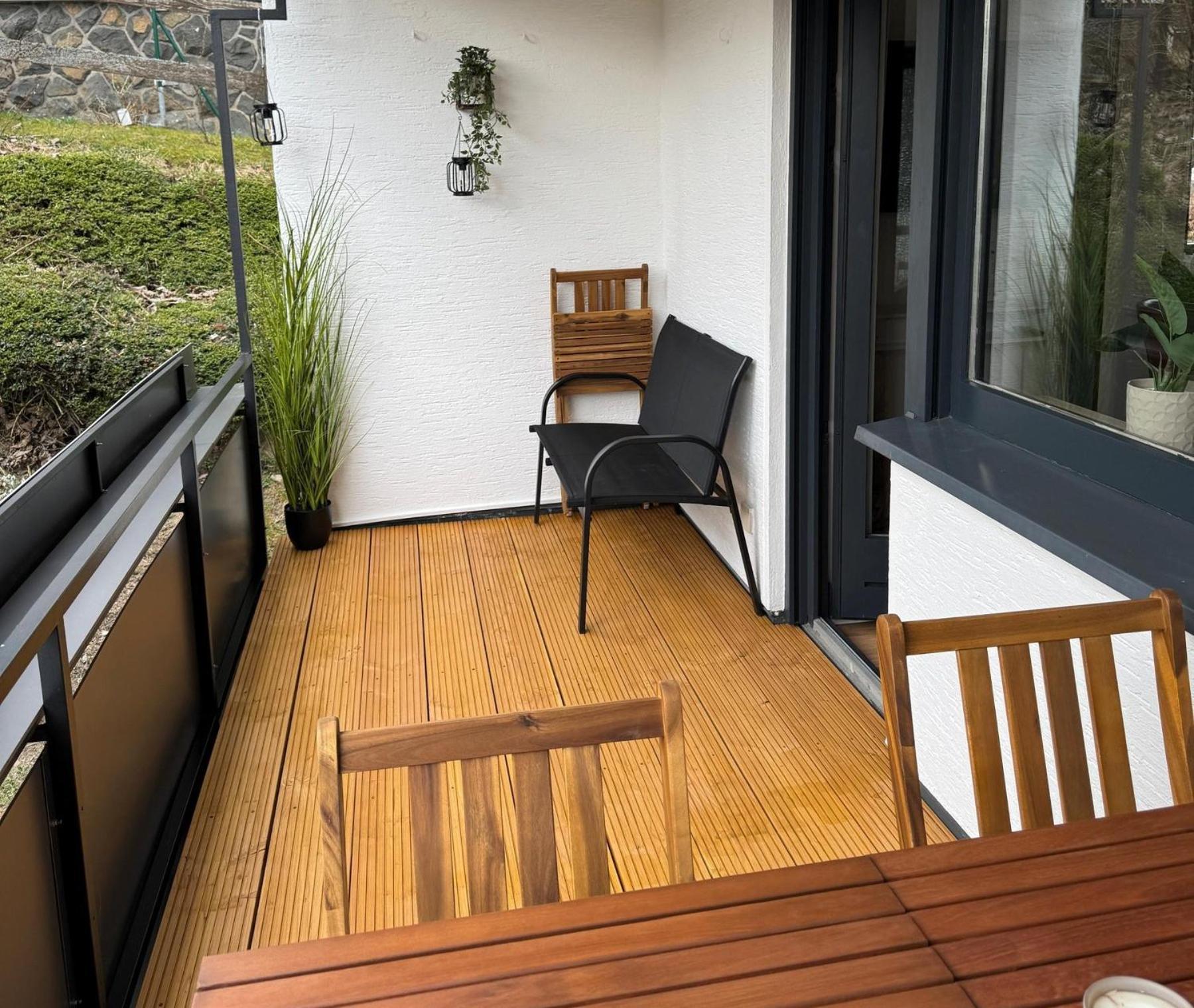 Dreamlounge Winterberg Ferienwohnung 5 Pers Wifi Balkon In Der City Eksteriør bilde